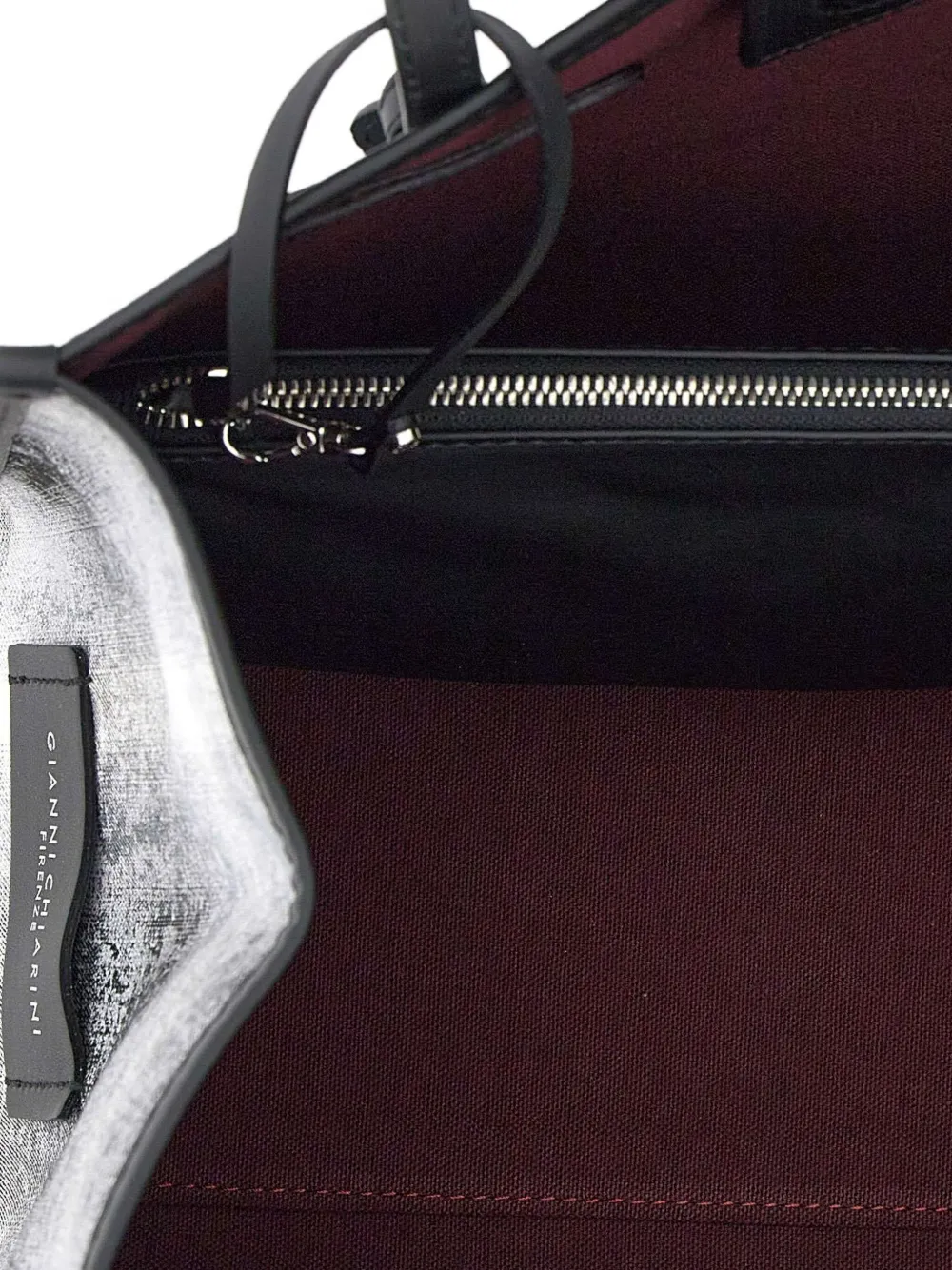 GIANNI CHIARINI Marcella shopper met geknoopt detail Zwart