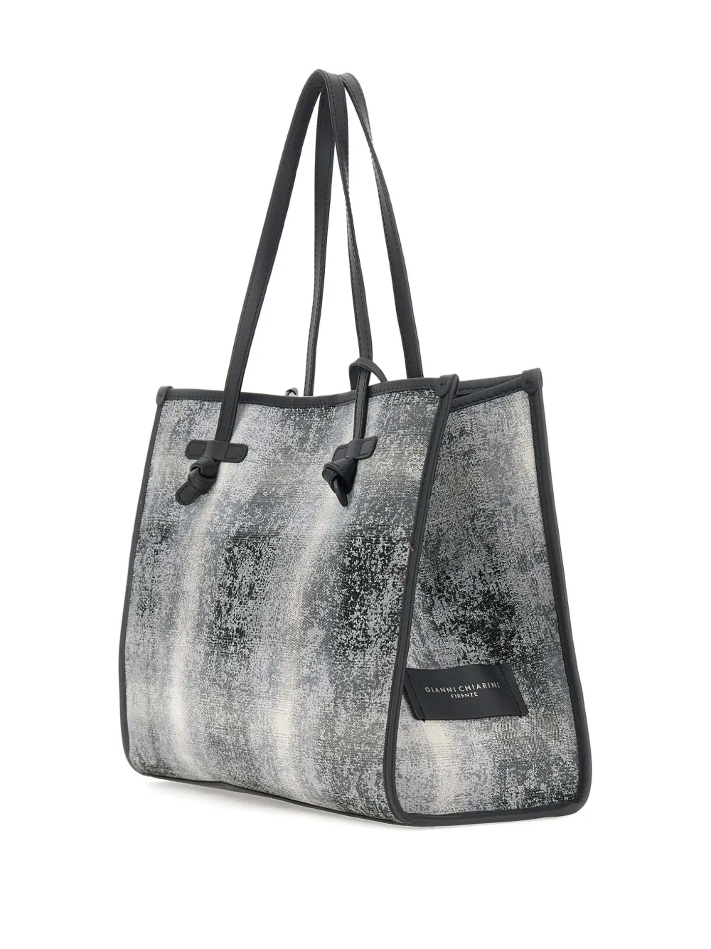 GIANNI CHIARINI Marcella shopper met geknoopt detail Zwart