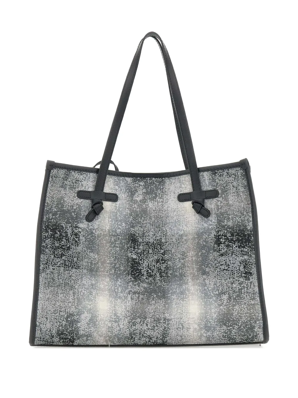 GIANNI CHIARINI Marcella knotted-detail tote bag Zwart