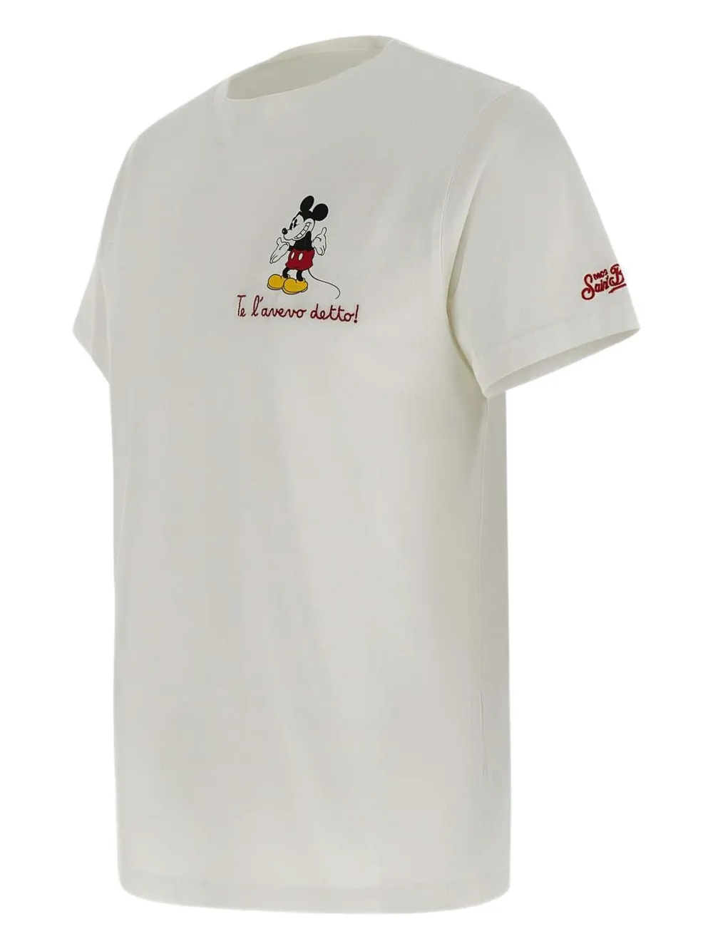 MC2 Saint Barth T-shirt met Mickey Mouse-print Wit