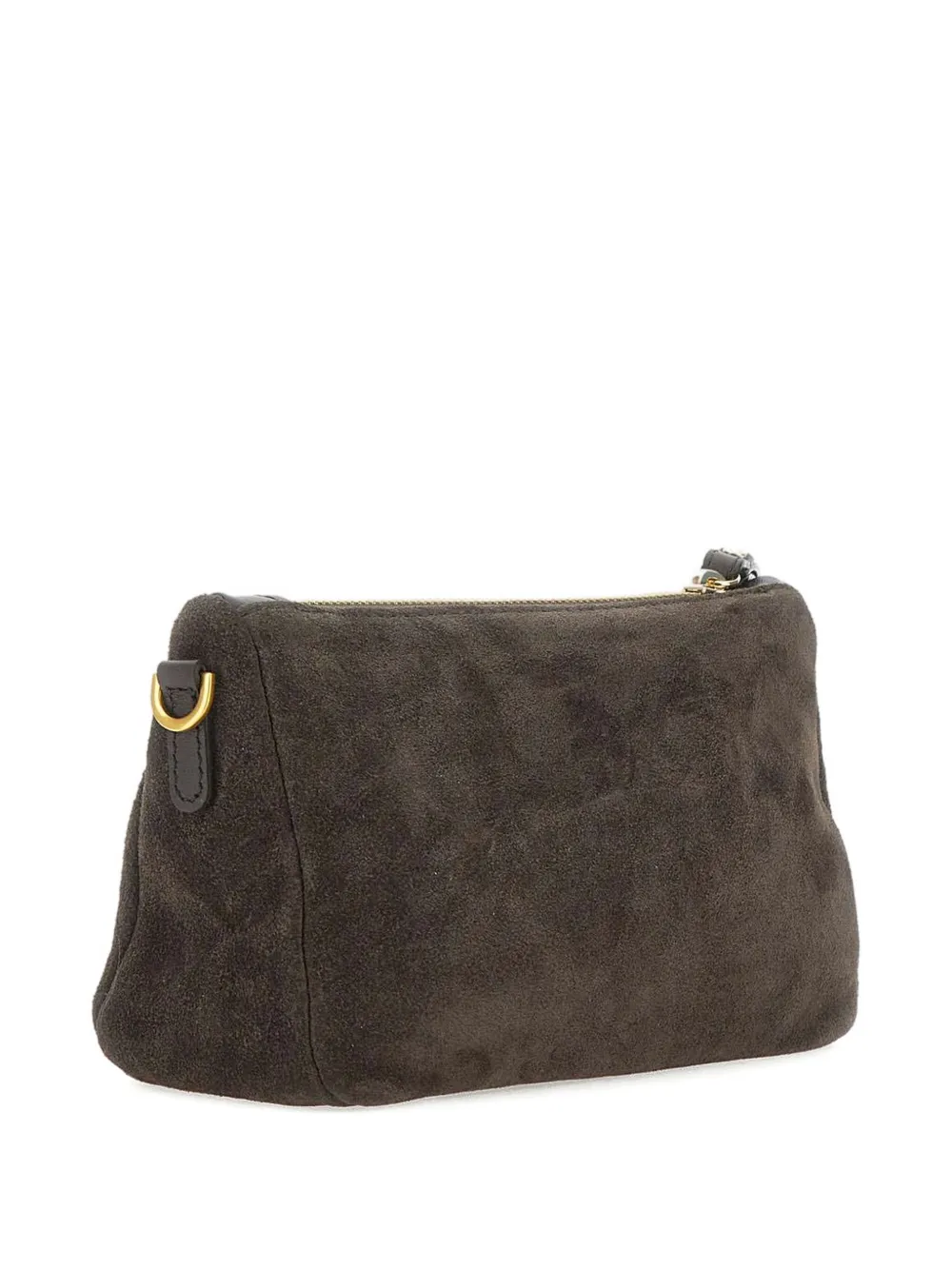 GIANNI CHIARINI Suède clutch Bruin