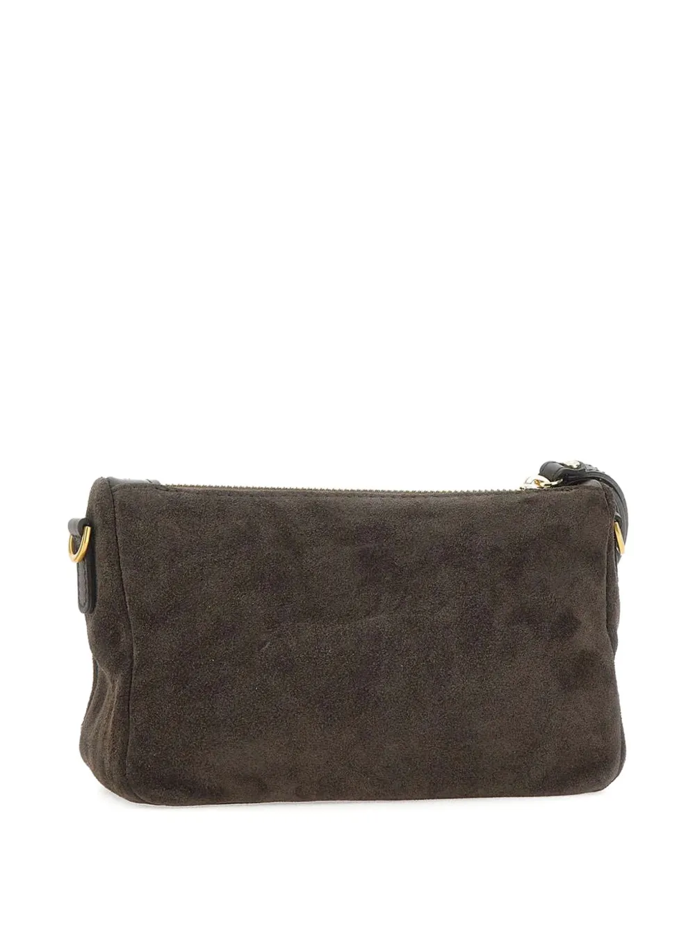 GIANNI CHIARINI Suède clutch Bruin