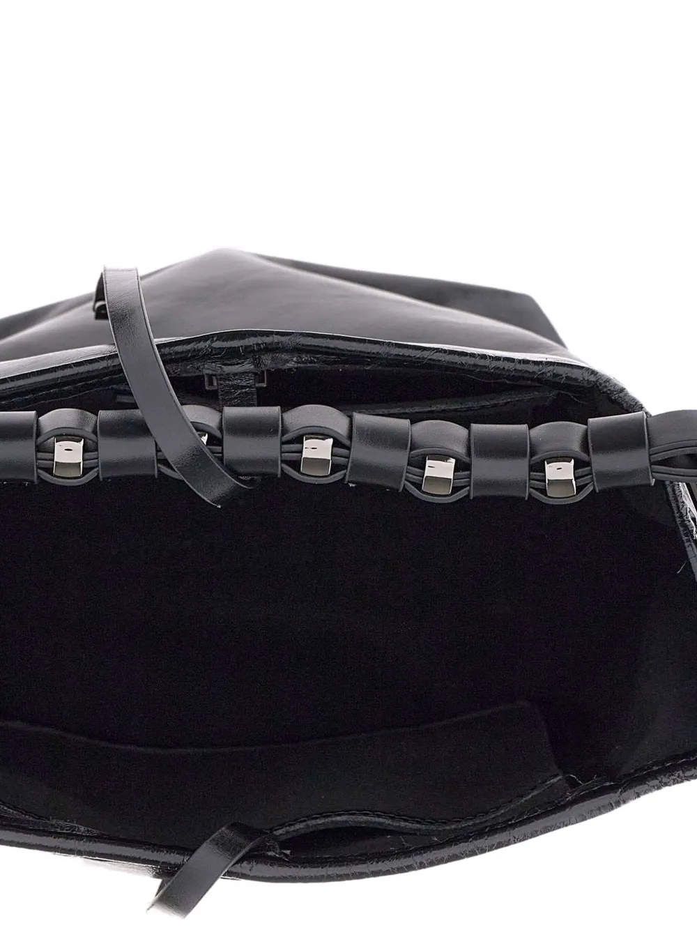 GIANNI CHIARINI Schoudertas met schakelketting Zwart
