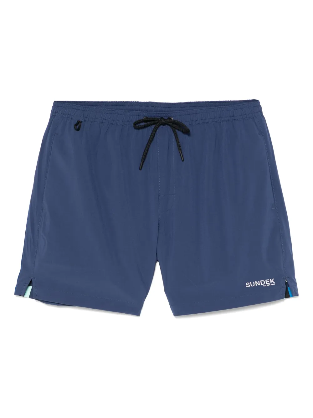Sundek elasticated swim shorts - BLUE AND GREEN
