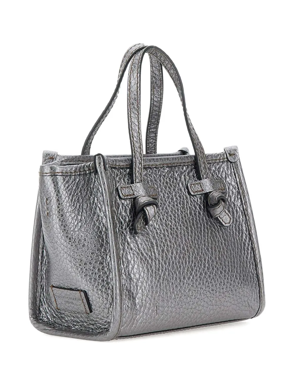 MARCELLA CLUB Leren shopper Grijs