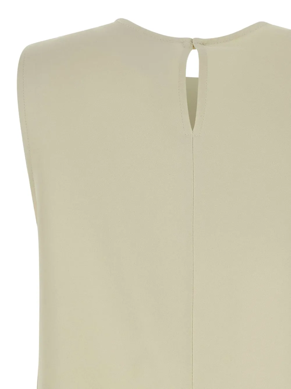 kaos Mouwloze top Beige