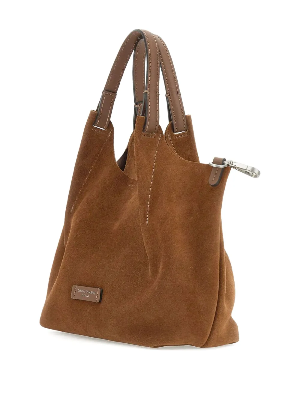 GIANNI CHIARINI Dua suède shopper Bruin