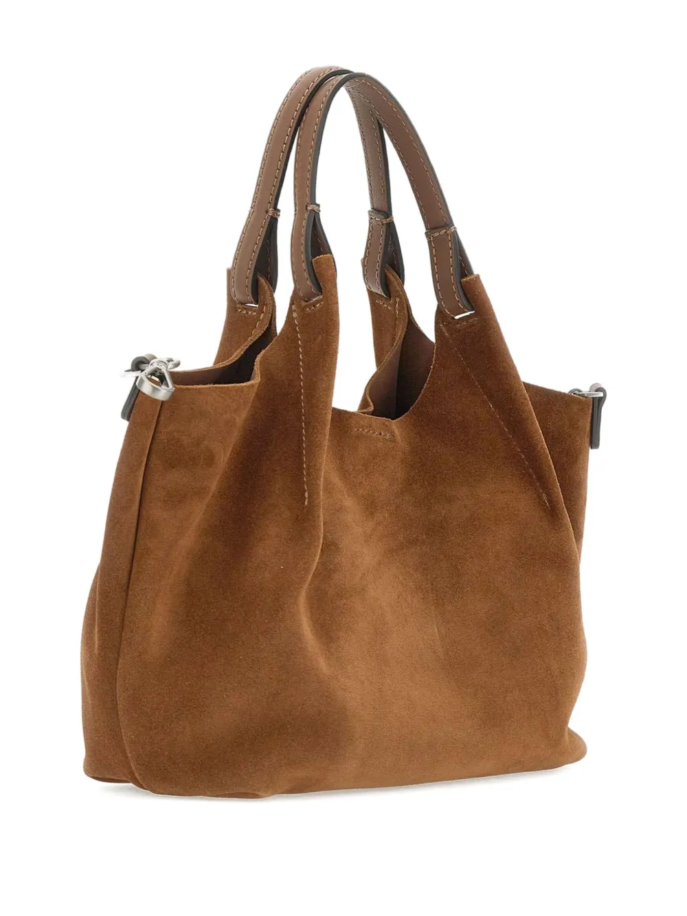 GIANNI CHIARINI Dua suède shopper Bruin