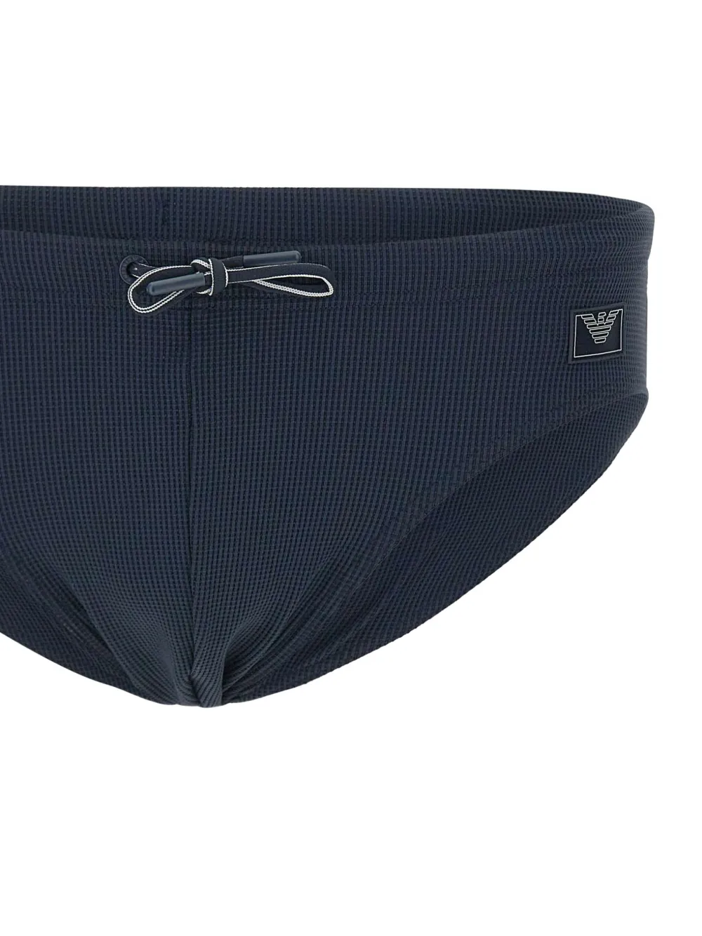 Emporio Armani Fijngeribbelde zwembroek Blauw