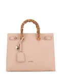 LIU JO bamboo-handle structured bag - Pink