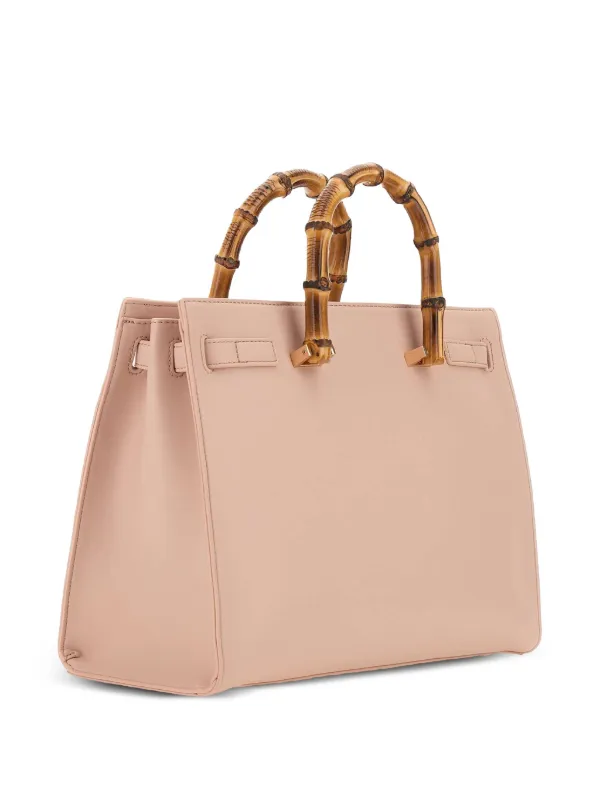 ハンドバッグ LIU JO BAMBOO HANDLE BAG LIU JO bamboo-handle Structured Bag | Pink | FARFETCH