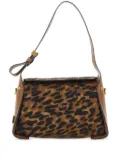 GIANNI CHIARINI Penelope leopard-print top-handle bag - Brown