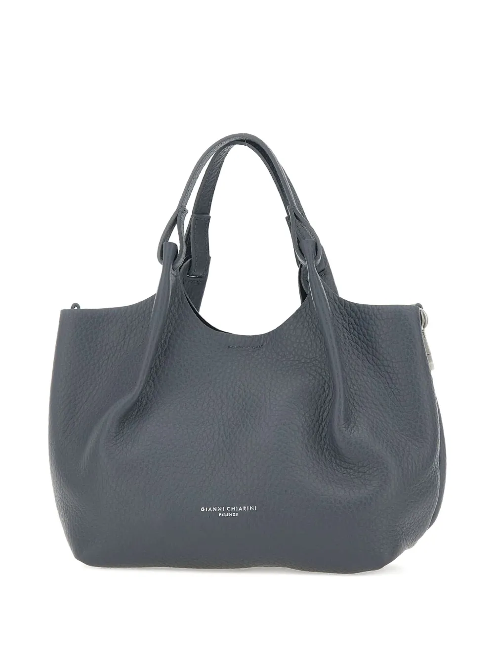 GIANNI CHIARINI Dua leather tote bag Grijs