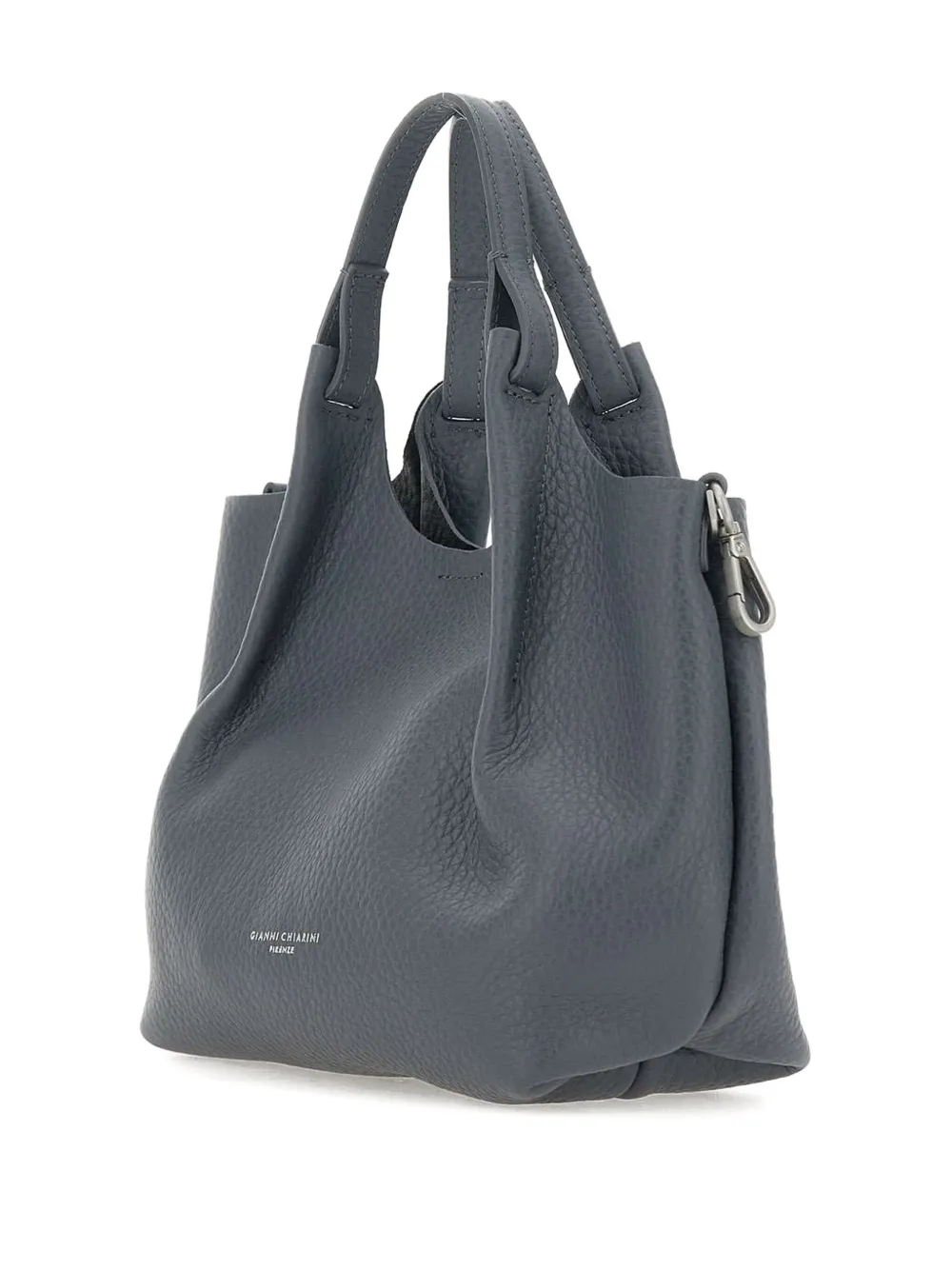 GIANNI CHIARINI Dua leather tote bag Grijs