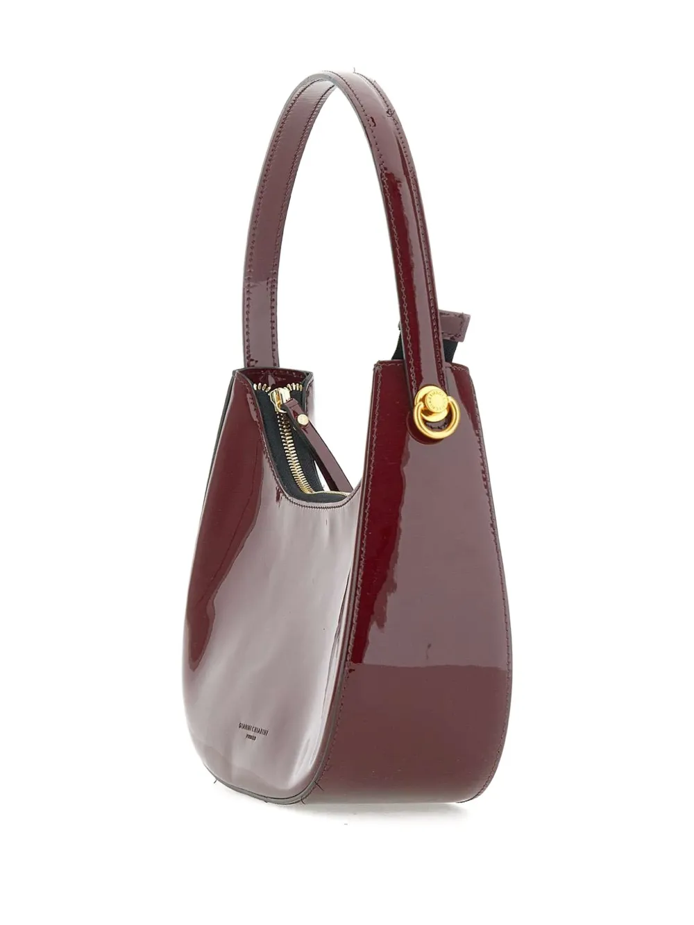 GIANNI CHIARINI Leren schoudertas Rood