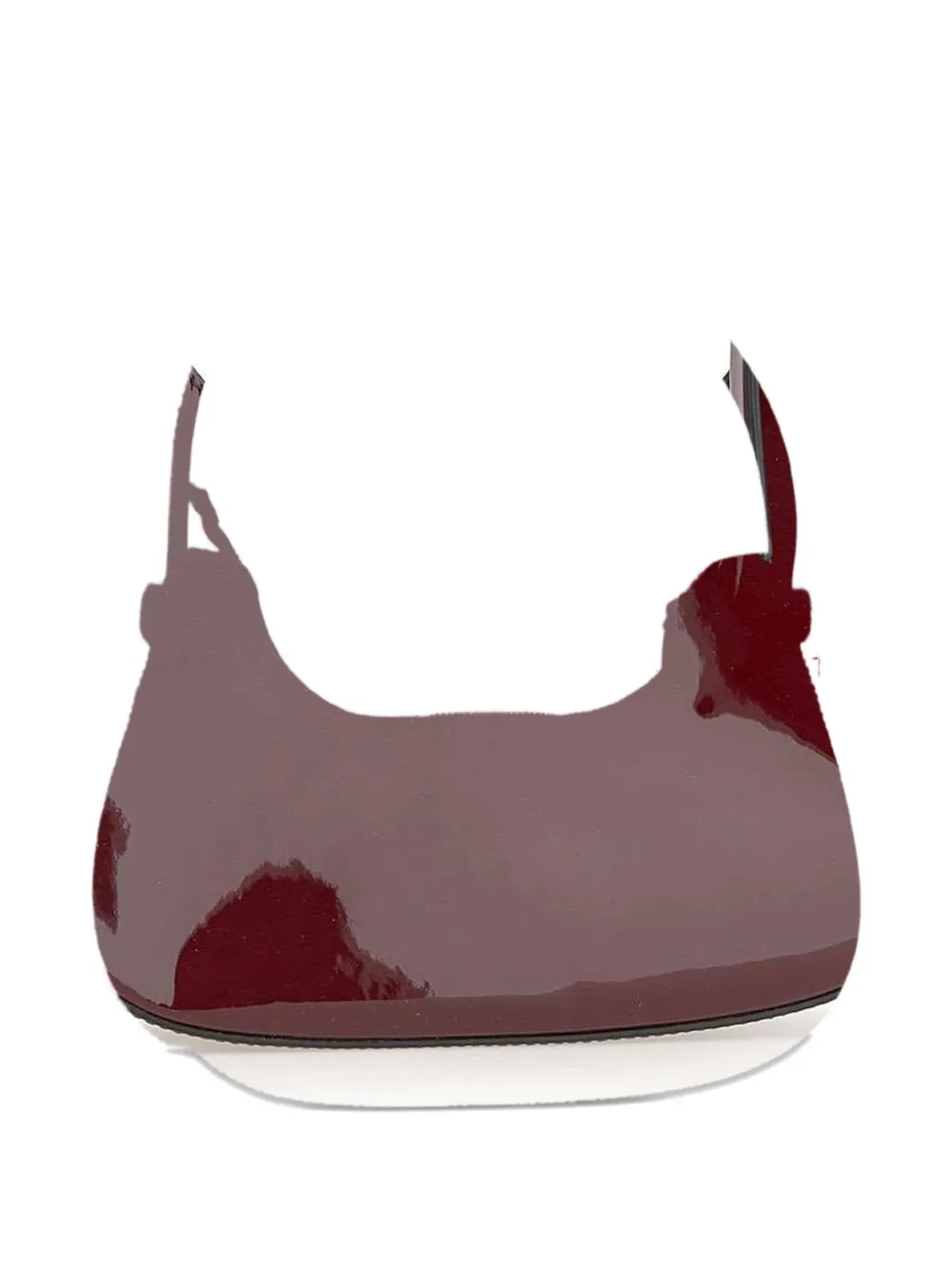 GIANNI CHIARINI Leren schoudertas Rood
