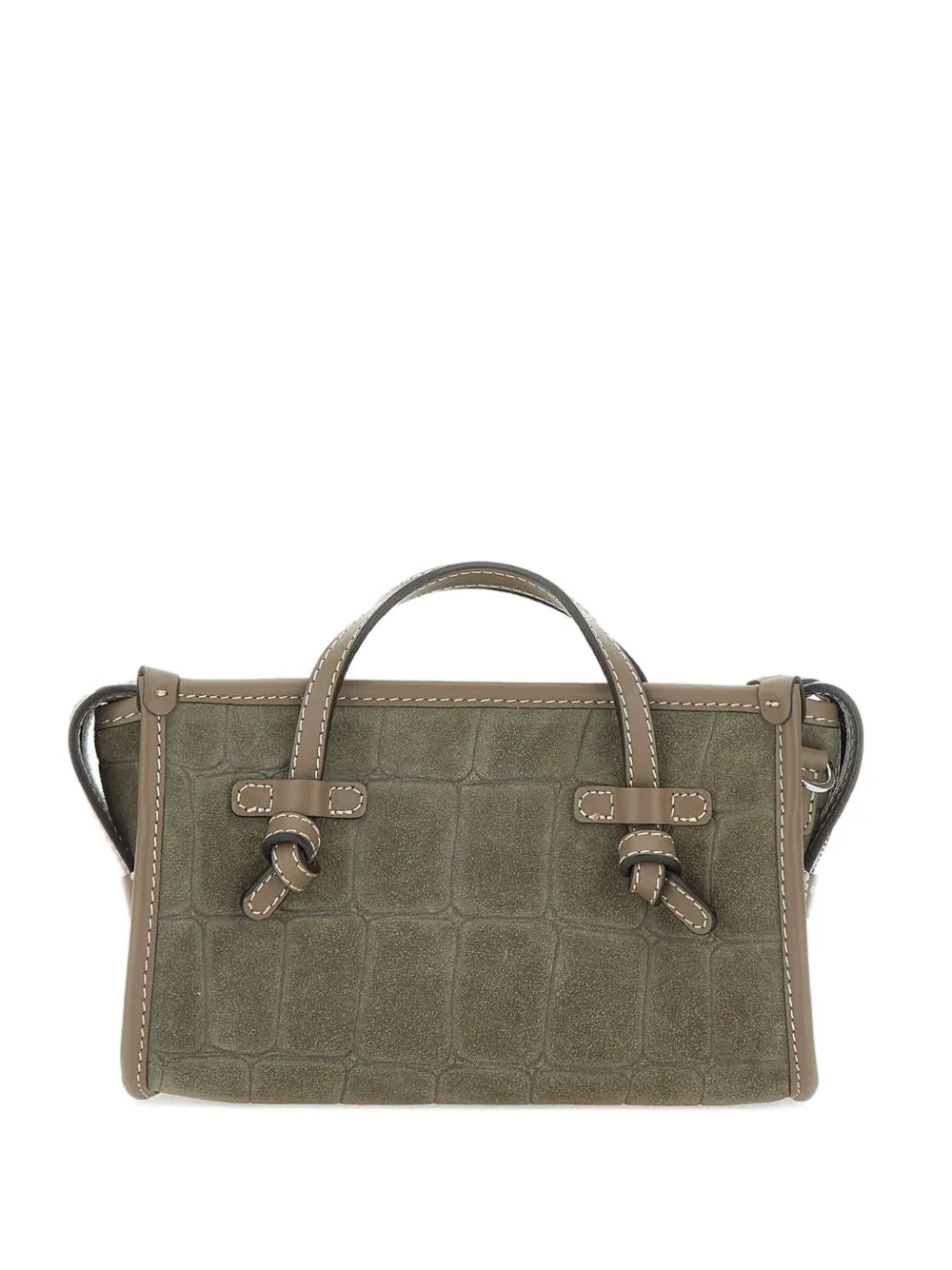 Marcella Club Marcella Joy Crocodile-effect Knotted Tote Bag