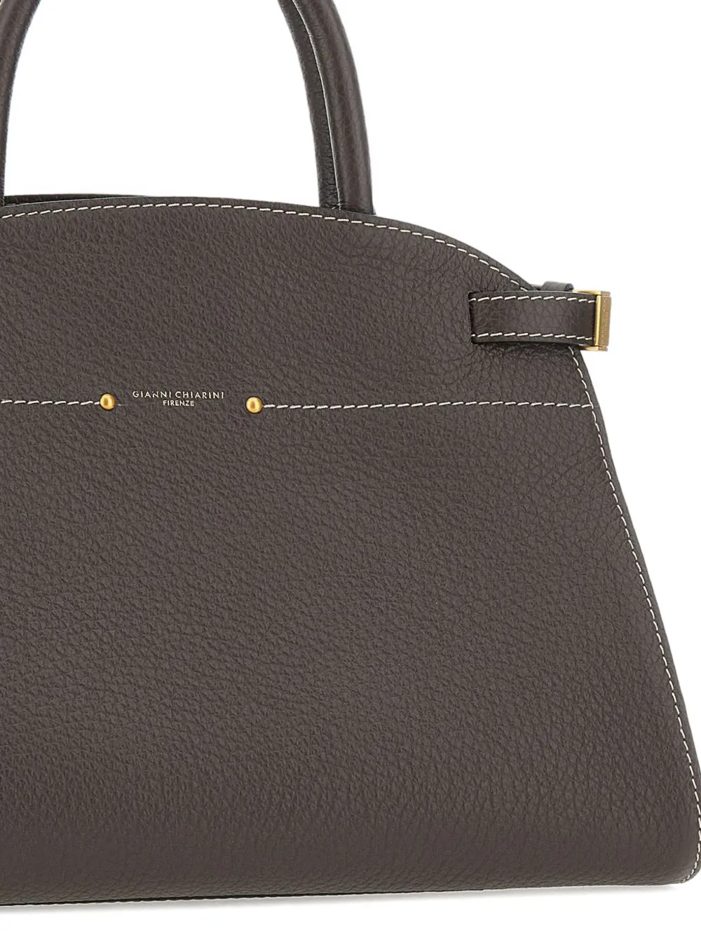 GIANNI CHIARINI Farah leather tote bag Bruin