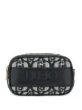 LIU JO monogram-pattern crossbody bag - Black