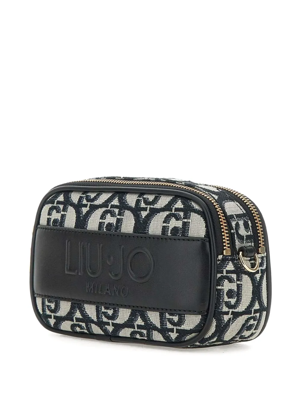 LIU JO Crossbodytas met monogramprint Zwart