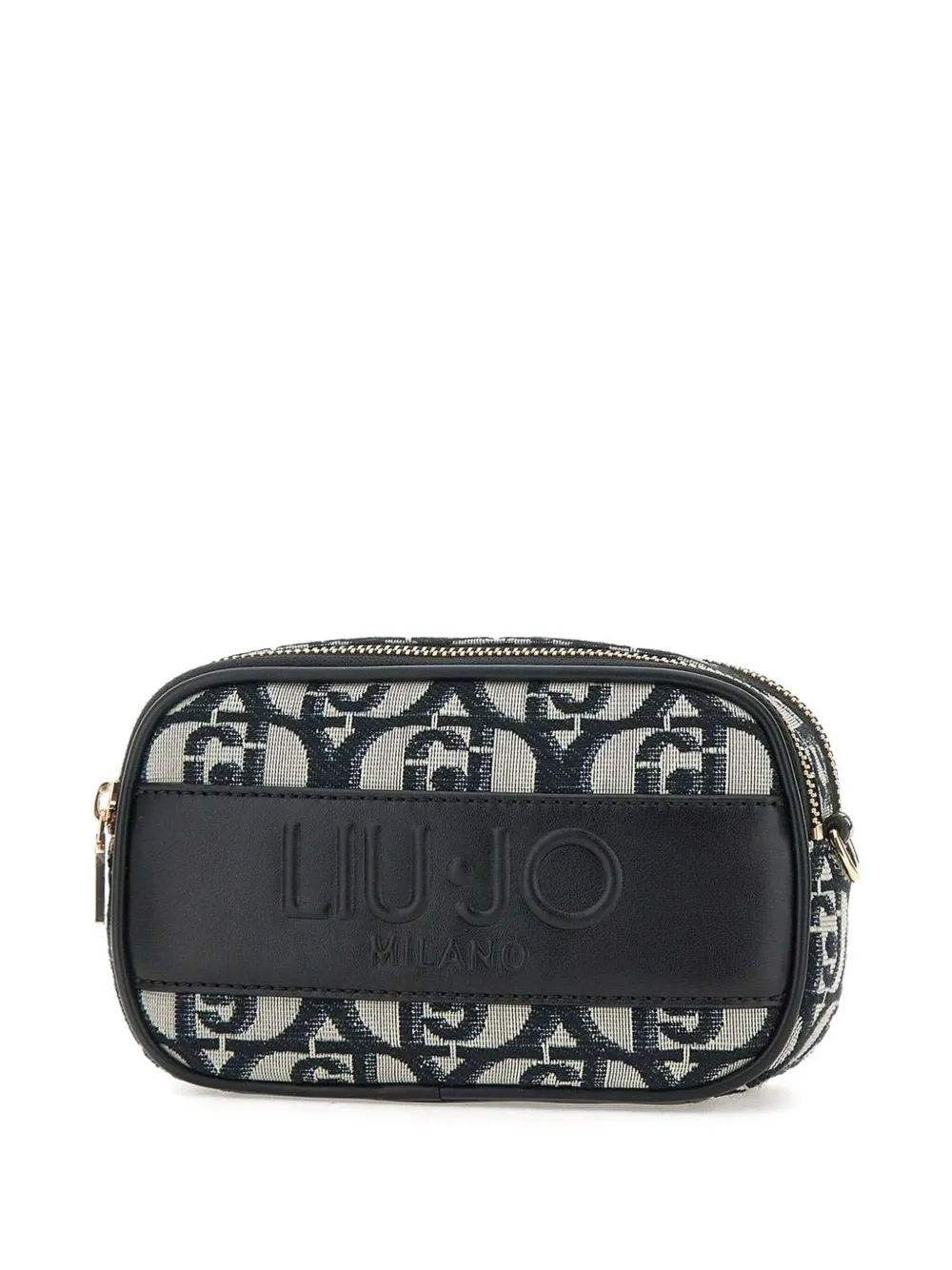 LIU JO Crossbodytas met monogramprint Zwart