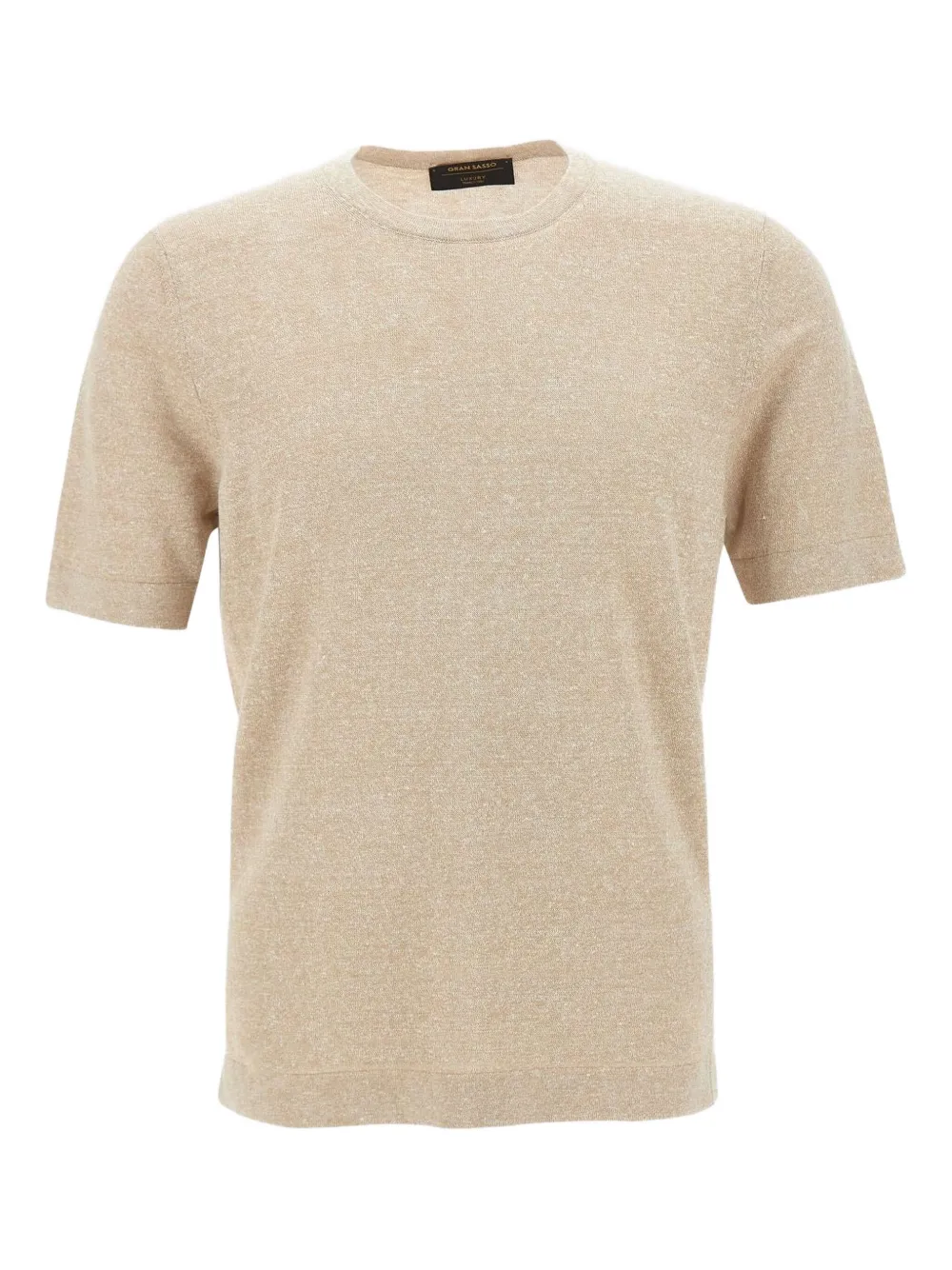Gran Sasso marl-knit short-sleeve T-shirt | Neutrals | Image 1
