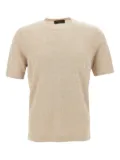 Gran Sasso marl-knit short-sleeve T-shirt - Neutrals