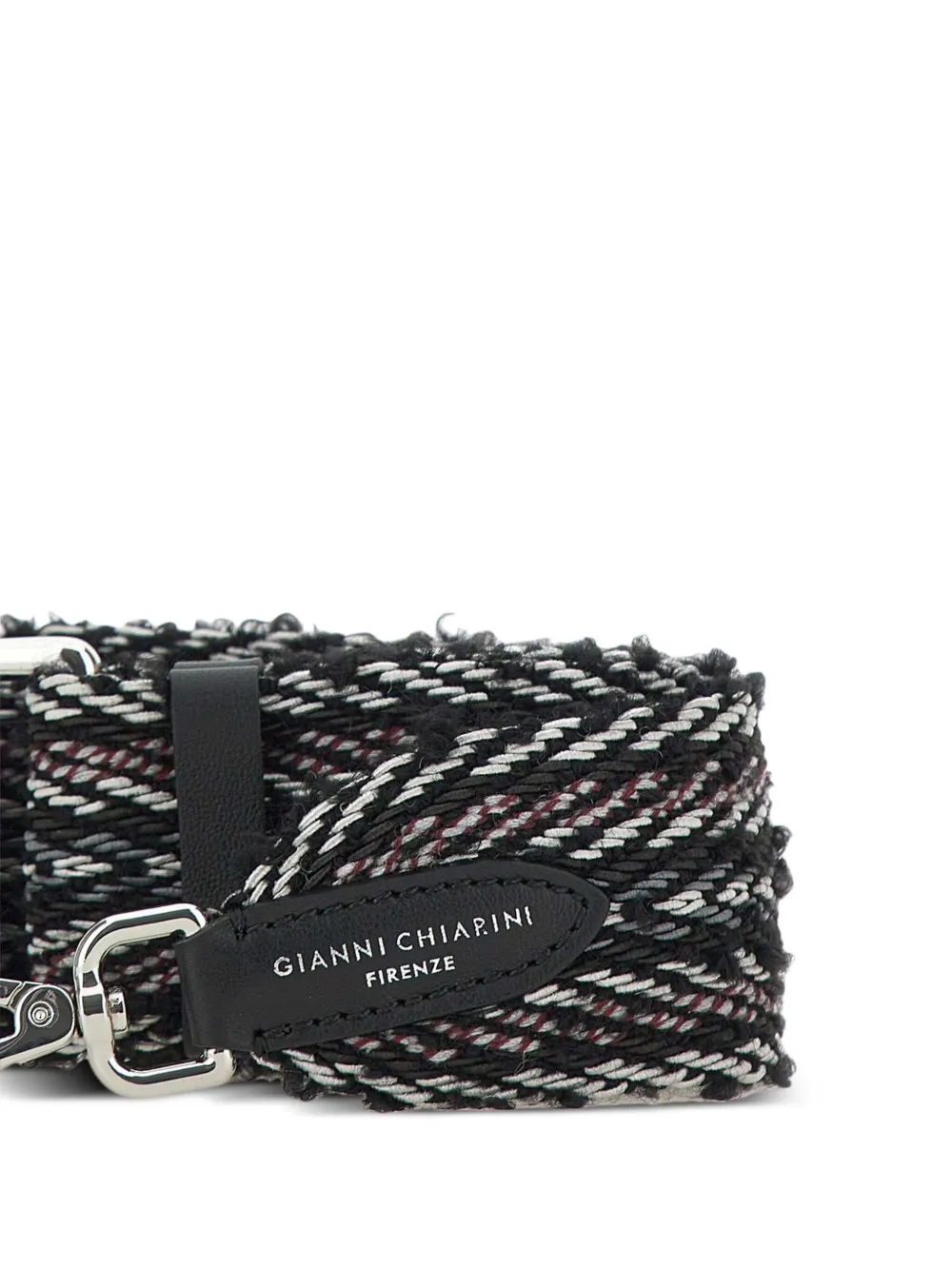 GIANNI CHIARINI Gevlochten schouderband Zwart