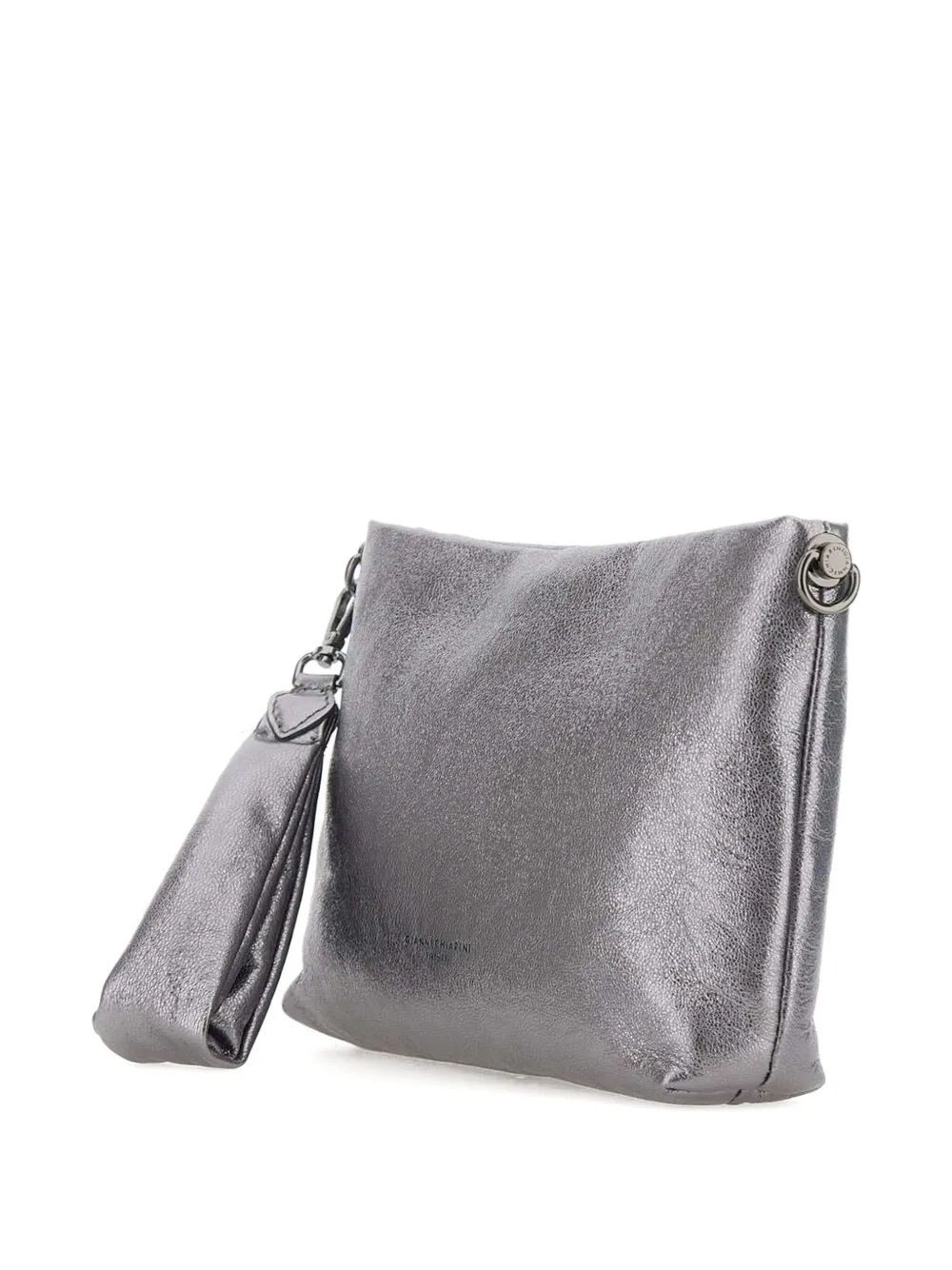 GIANNI CHIARINI Leren clutch Grijs