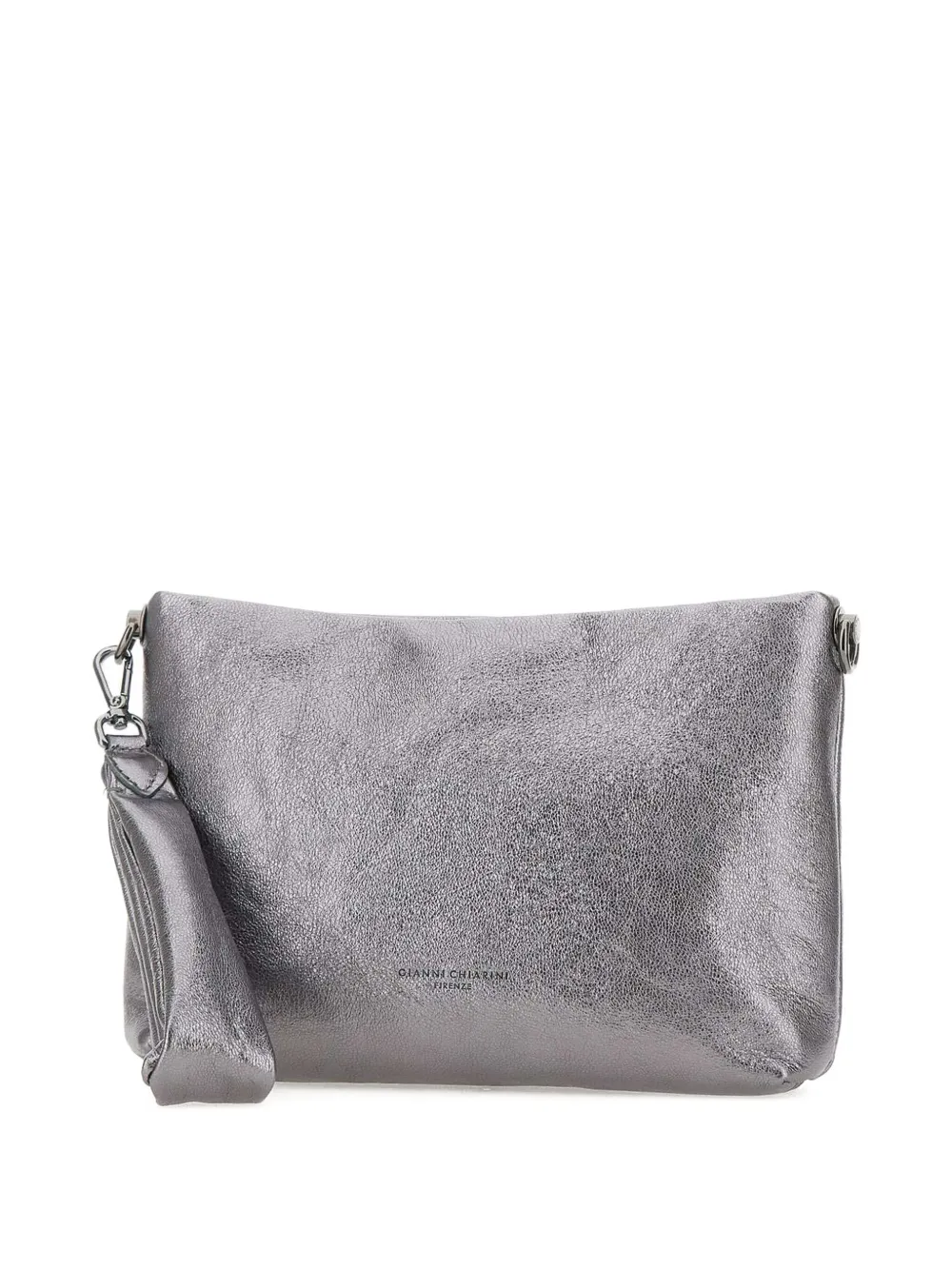 GIANNI CHIARINI Leren clutch Grijs