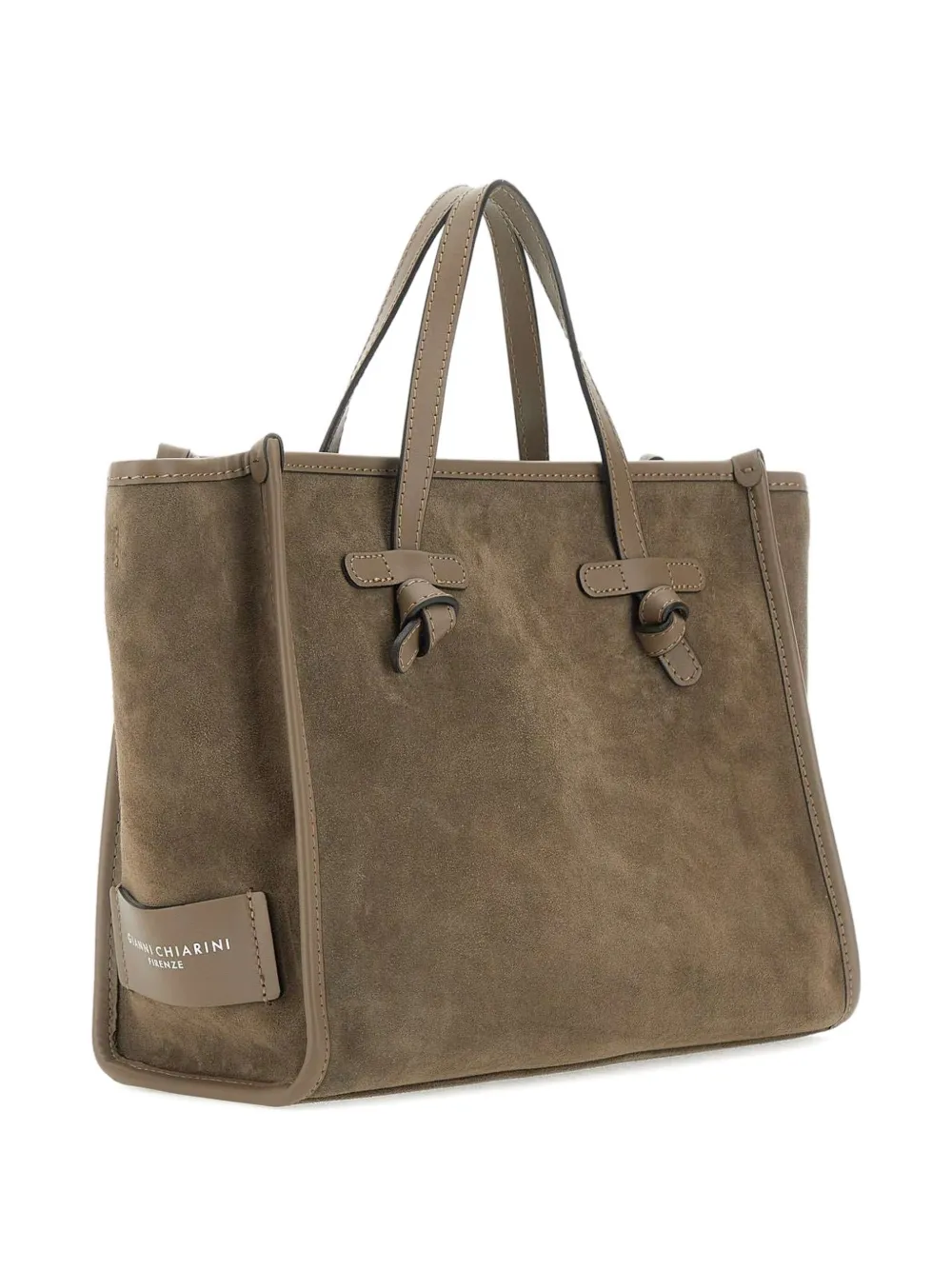 MARCELLA CLUB Suède shopper - Bruin