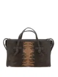 GIANNI CHIARINI Marcella Joy knotted suede tote bag - Brown