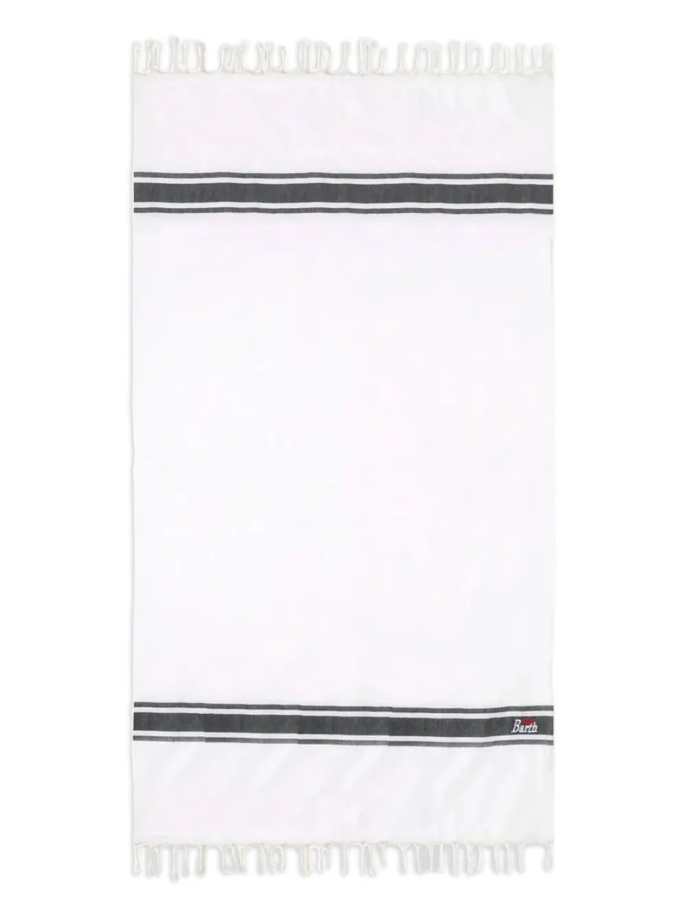 MC2 Saint Barth striped fringed towel | Beach Accessories | Image 2