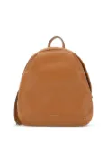 GIANNI CHIARINI Emanuela pleated-detail leather backpack - Brown