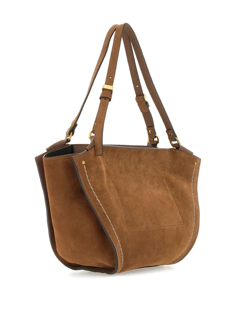 GIANNI CHIARINI Suède shopper Bruin