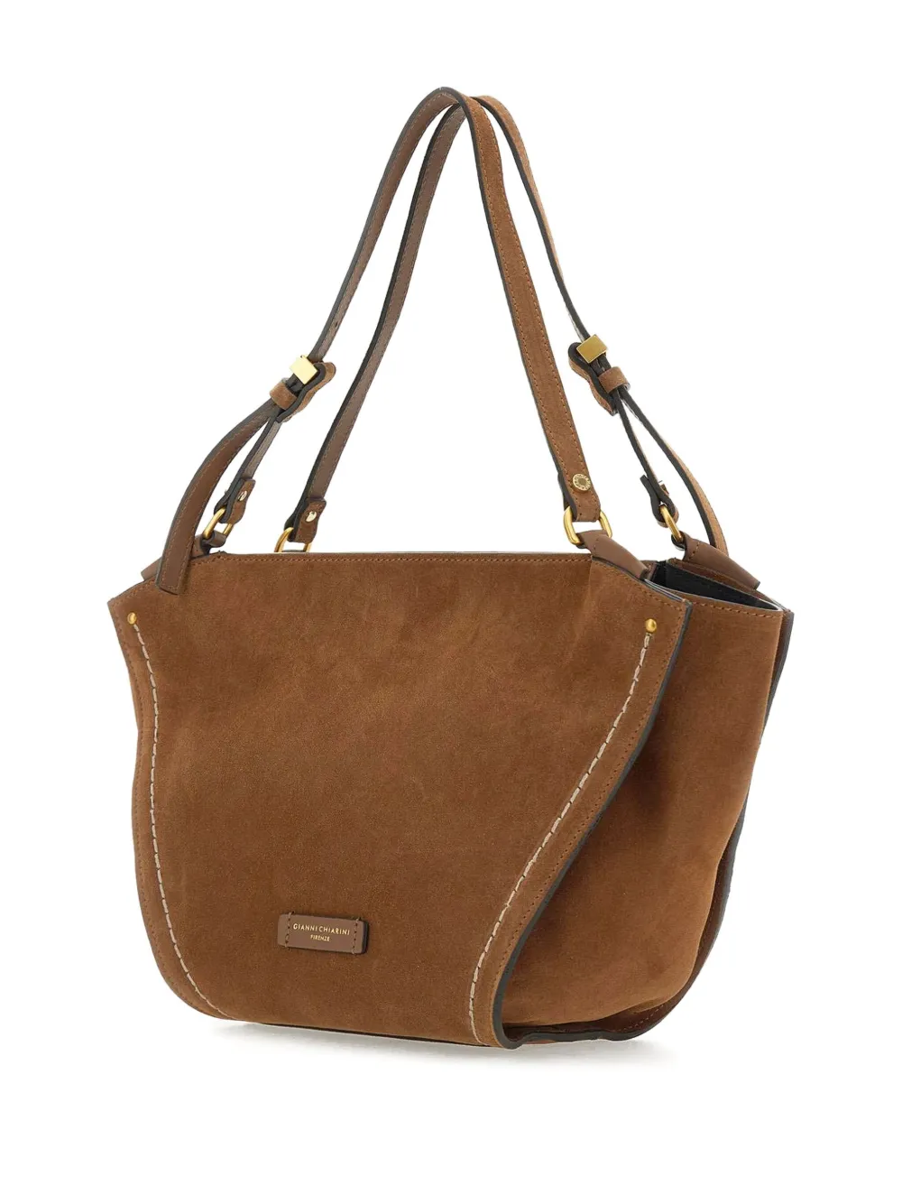 GIANNI CHIARINI Suède shopper Bruin