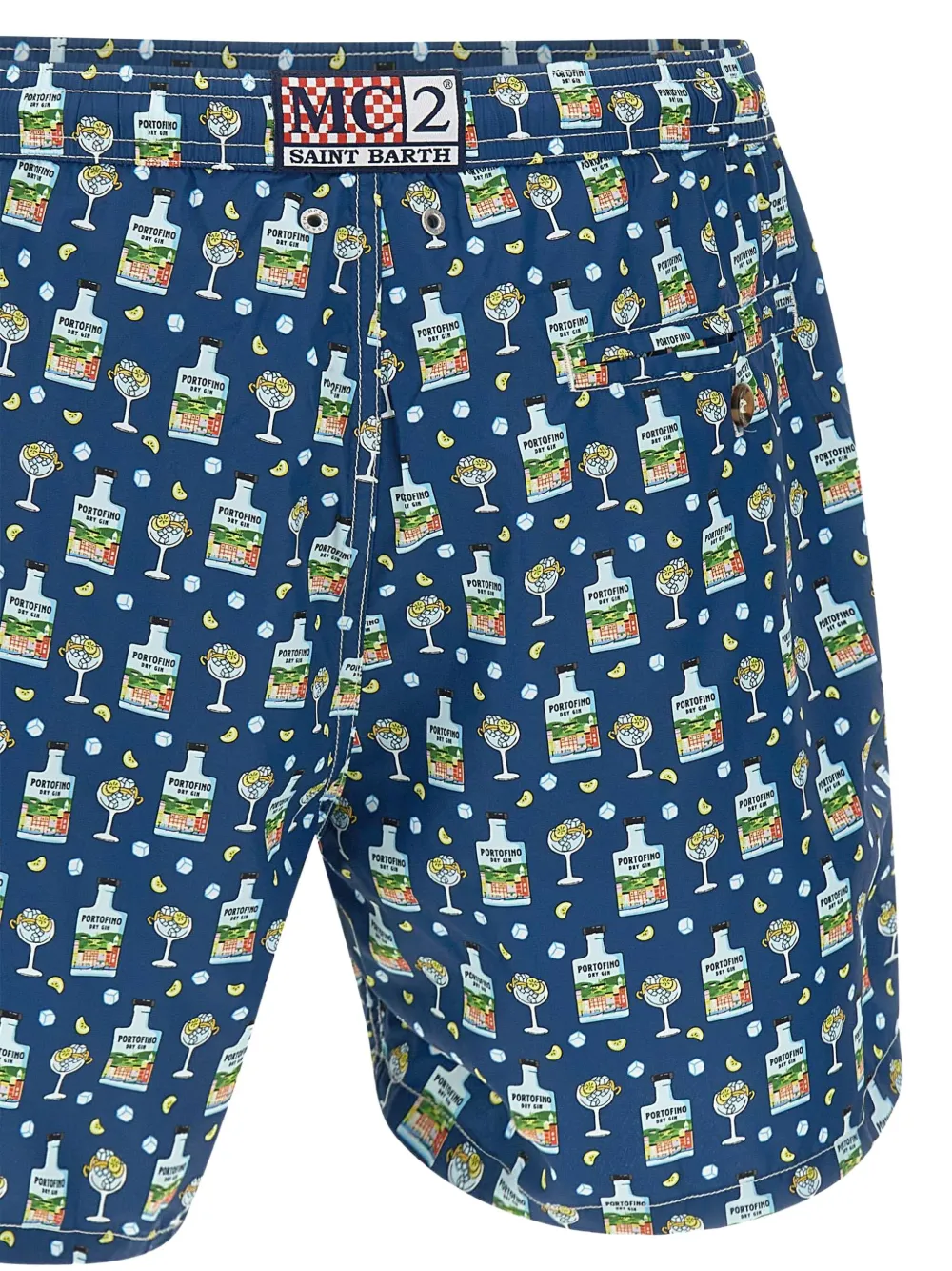 MC2 Saint Barth Zwembroek met print Blauw