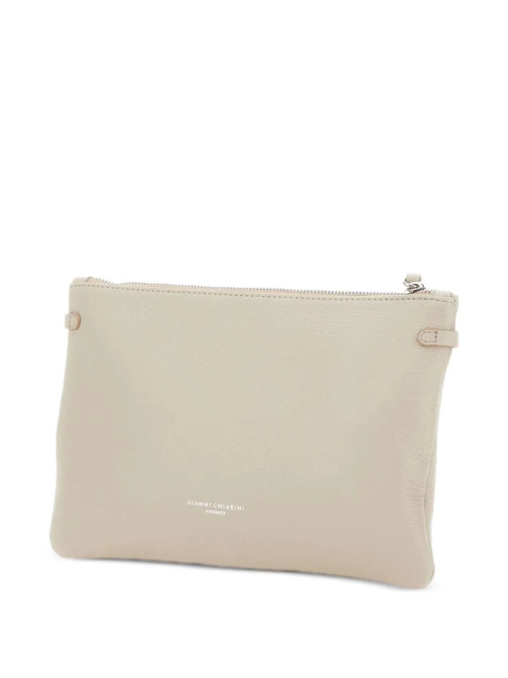 GIANNI CHIARINI Leren clutch Grijs