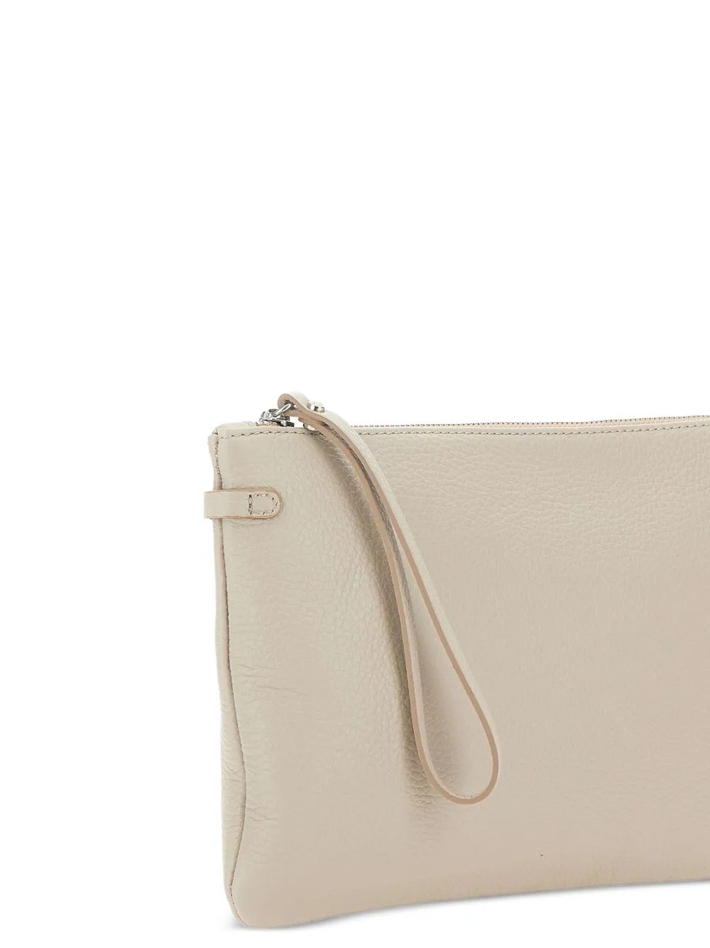 GIANNI CHIARINI Leren clutch Grijs