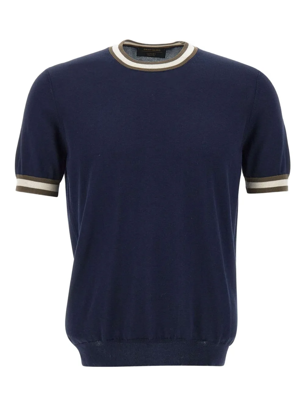 Gran Sasso crew-neck short-sleeve top | Blue | Image 1