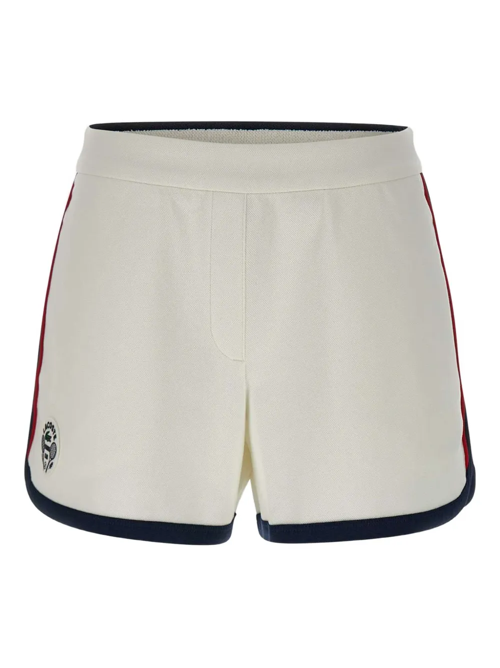 Shop Lacoste Contrast-trim Track Shorts