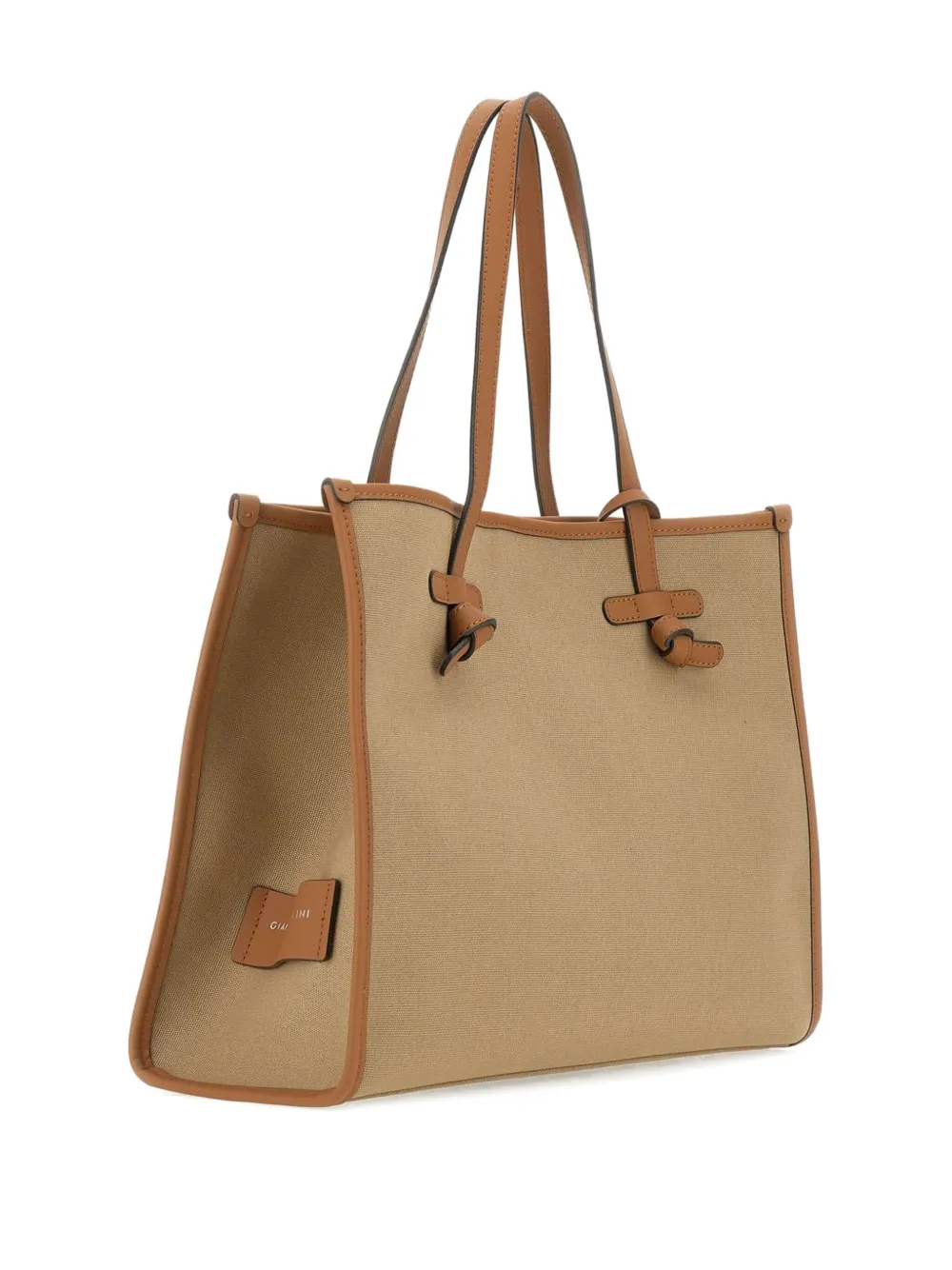 MARCELLA CLUB Shopper met logopatch Beige