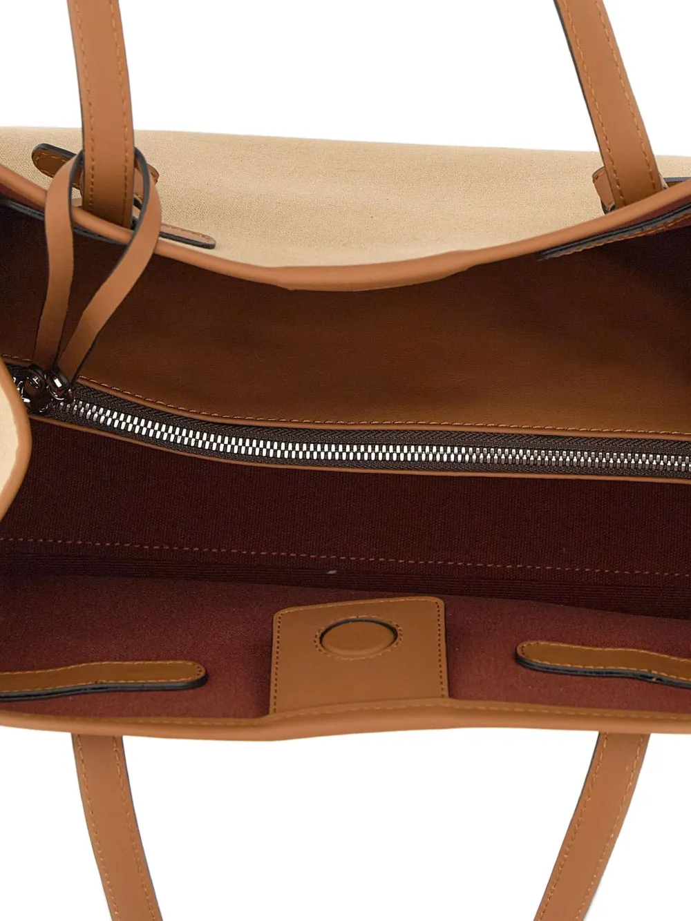 MARCELLA CLUB Shopper met logopatch Beige