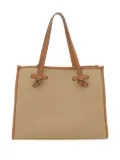 MARCELLA CLUB logo-patch tote bag - Neutrals