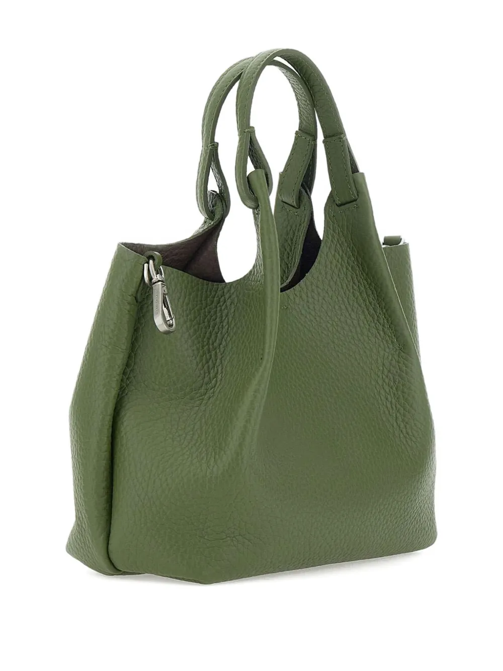 GIANNI CHIARINI Leren schoudertas Groen