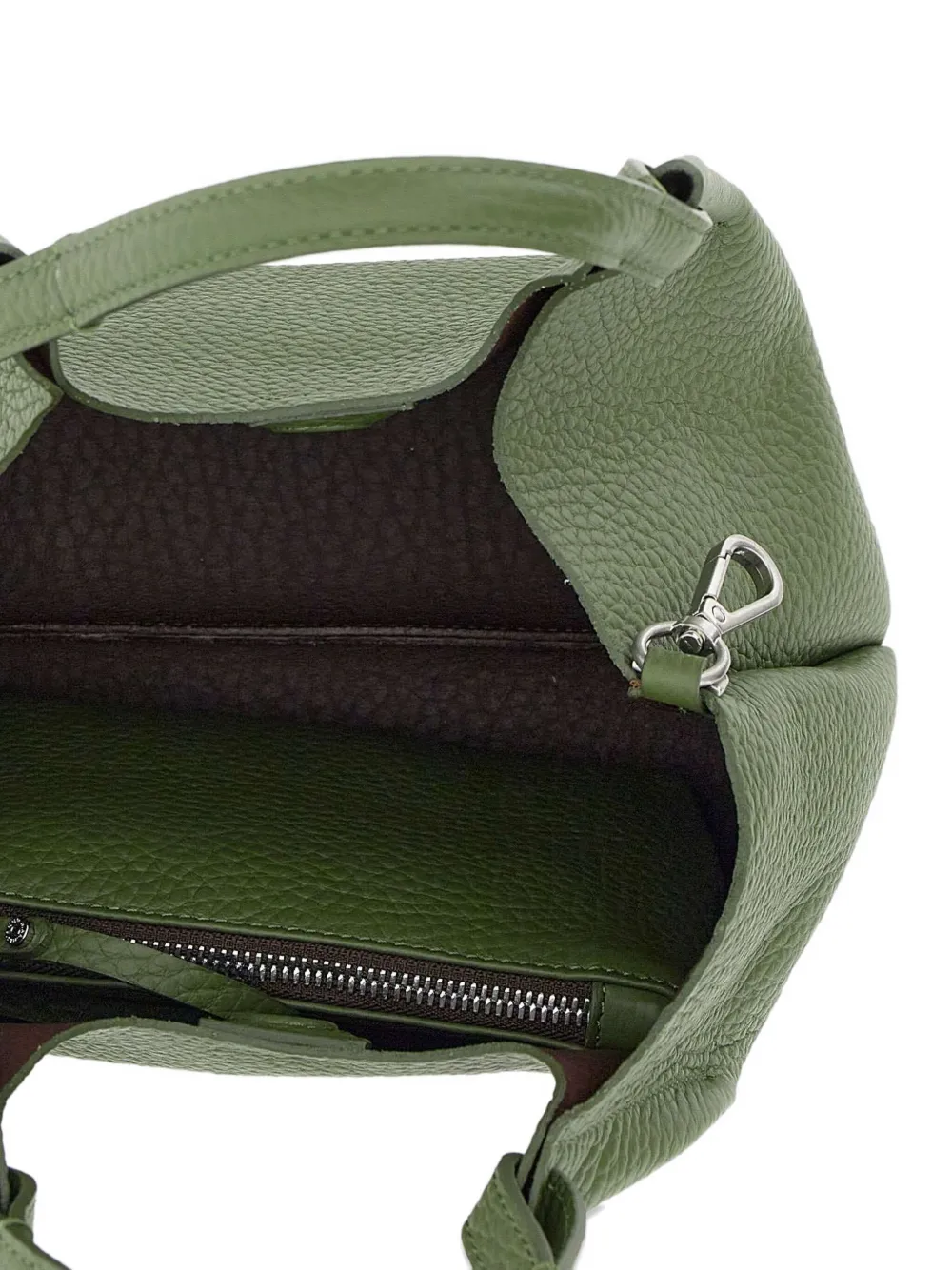 GIANNI CHIARINI Leren schoudertas Groen