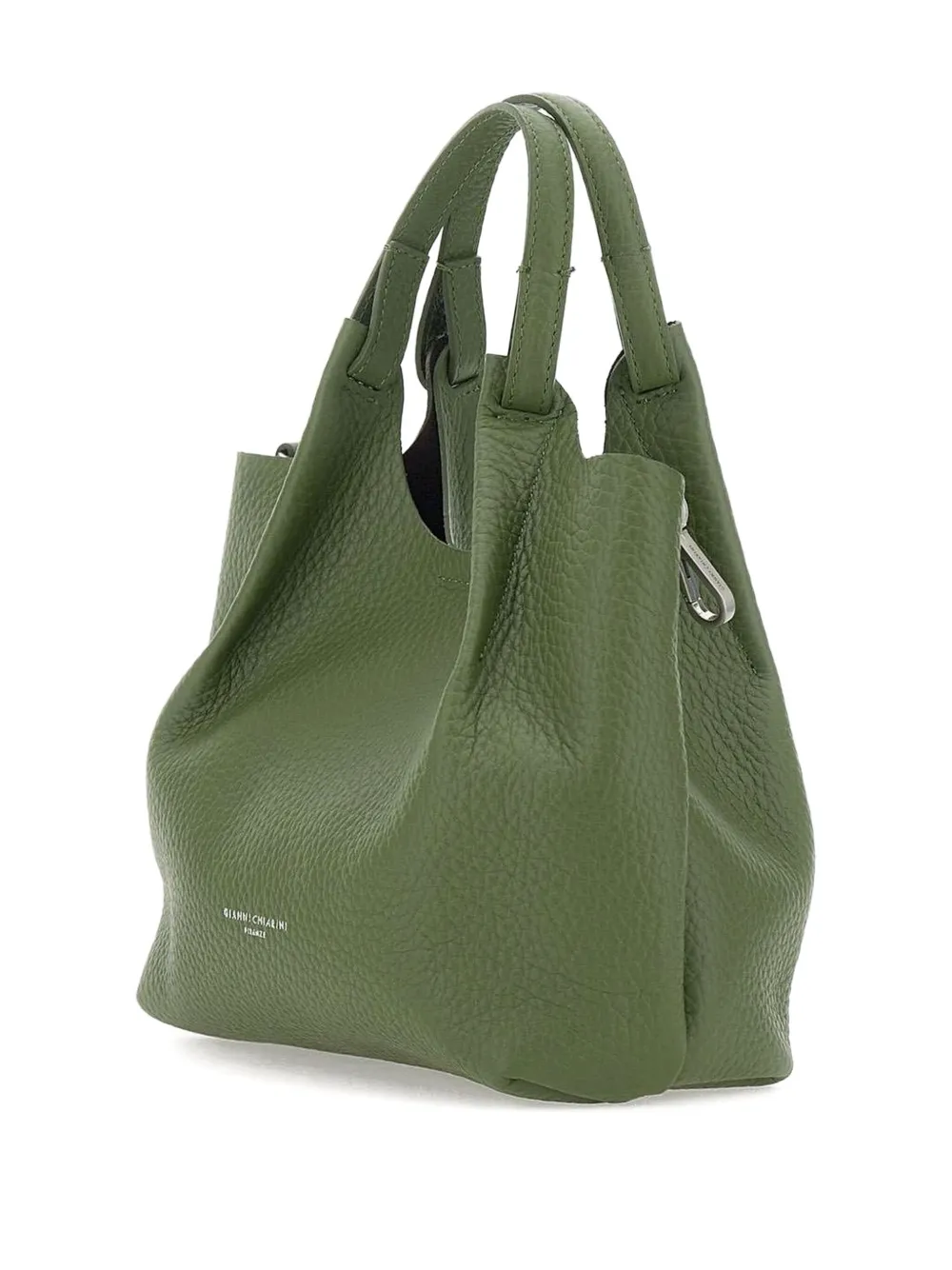 GIANNI CHIARINI Leren schoudertas Groen