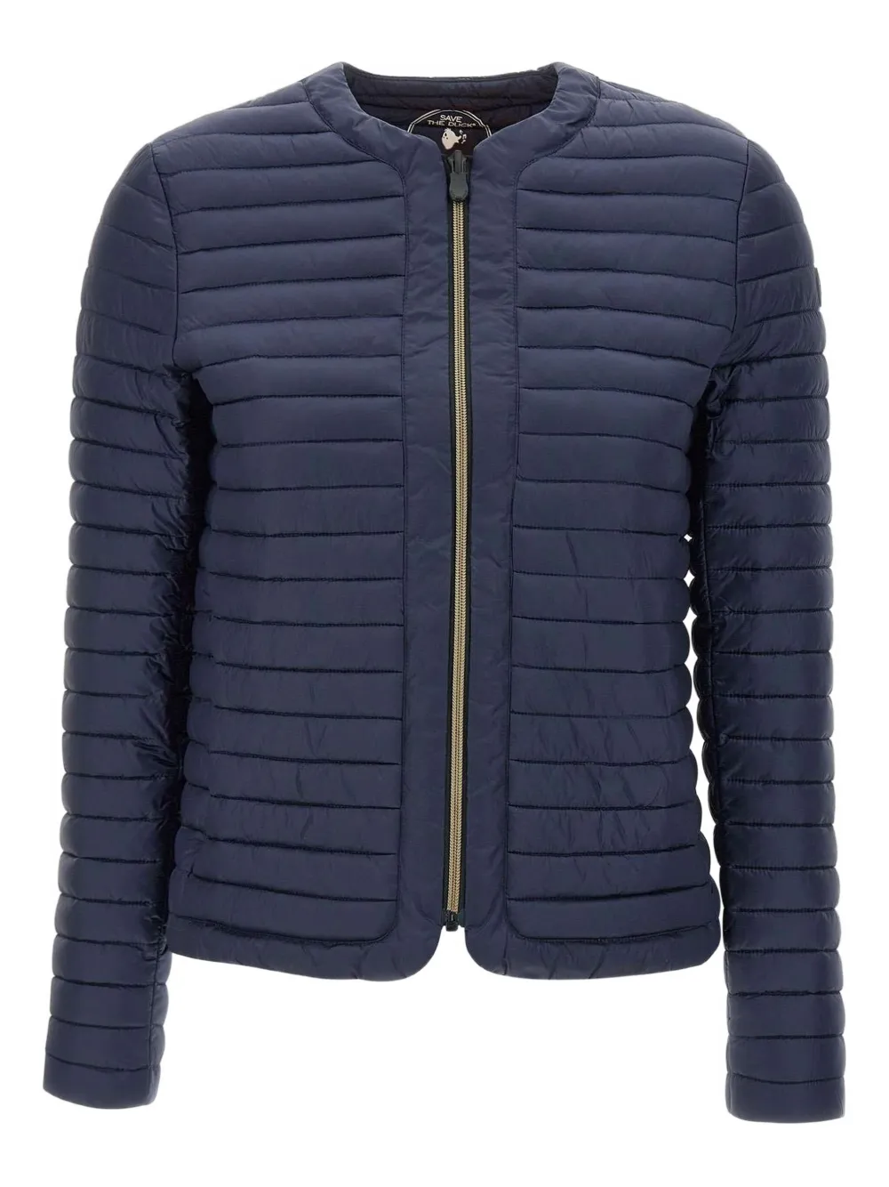Save The Duck quilted zip-up jacket | bleu | Image 1