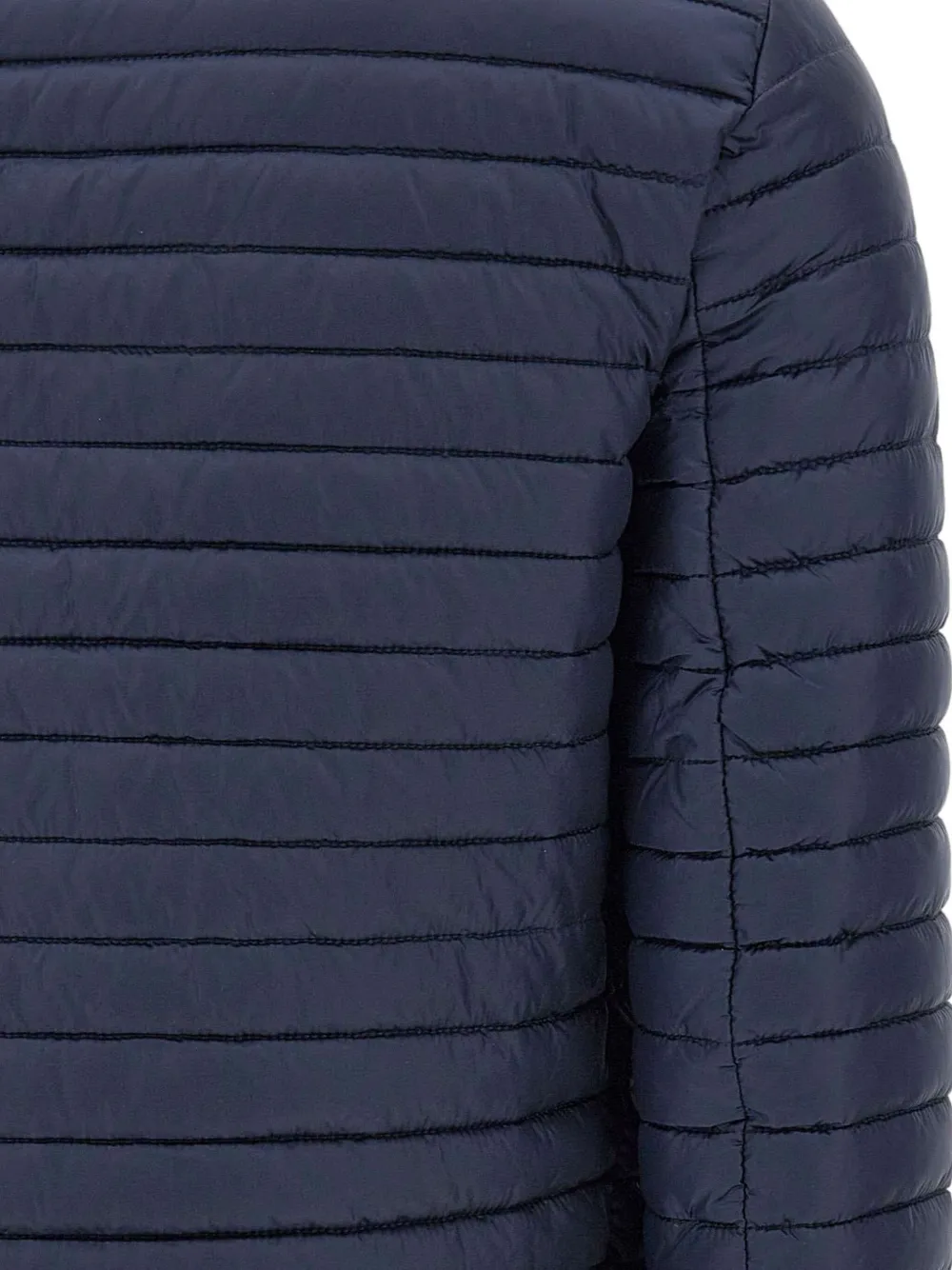 Save The Duck Gewatteerd jack met rits Blauw