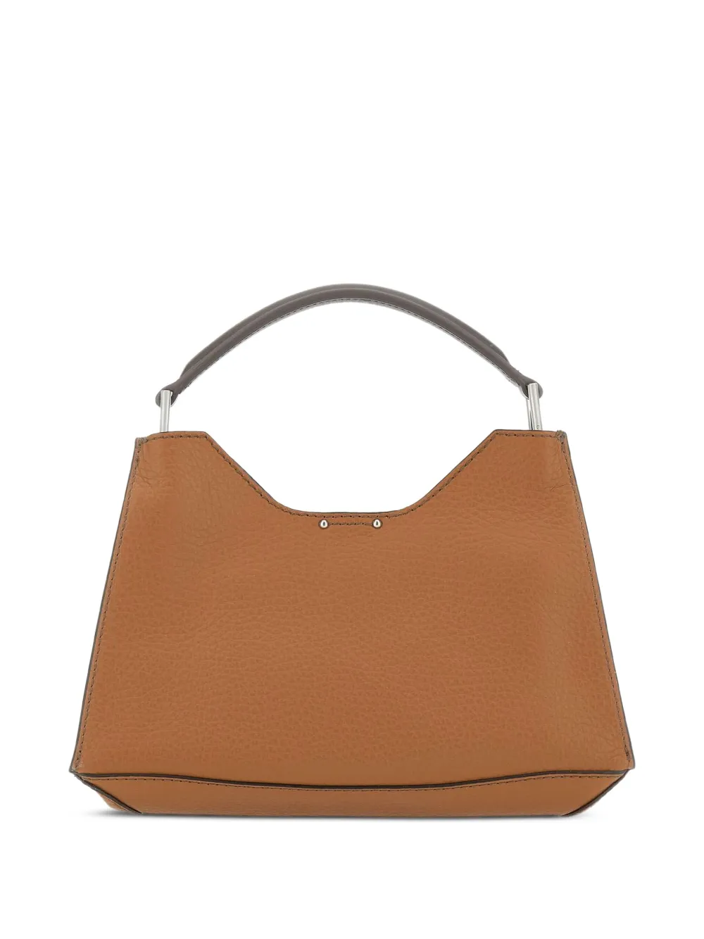 GIANNI CHIARINI Aurora leather top-handle shoulder bag Bruin